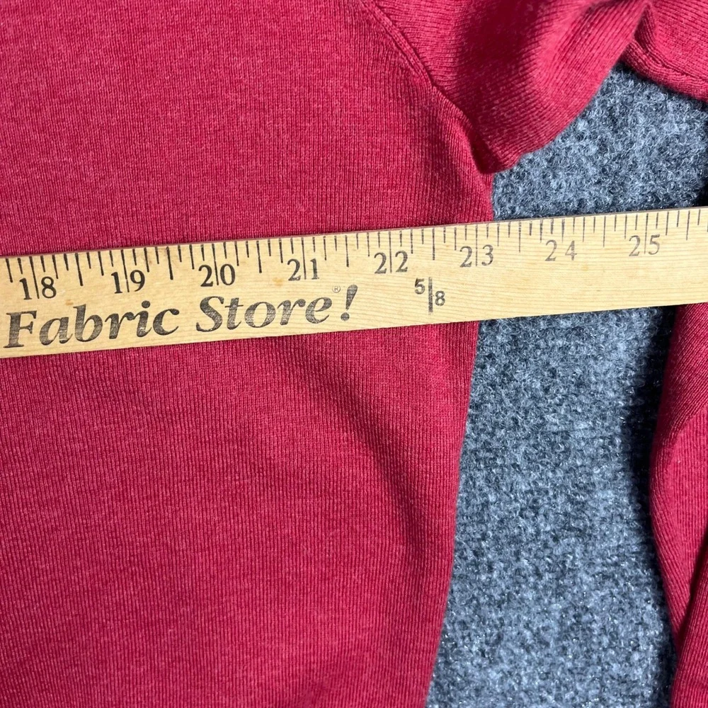 Polo‎ Ralph Lauren V-Neck Sweater Mens XL Red Pima Cotton Long Sleeve Pony Logo